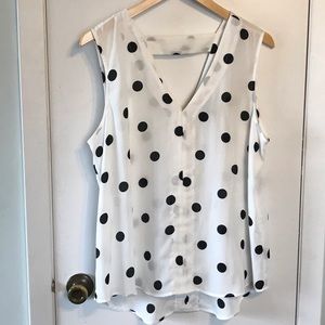 Worthington Polka Dot shirt. Sz XL